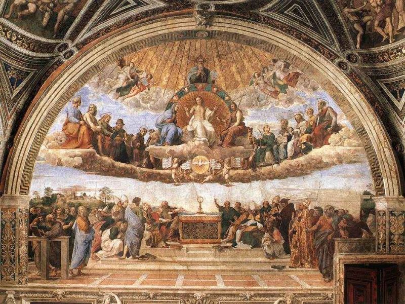 stanze vaticane - disputation of the holy sacrament (la disputa).jpg